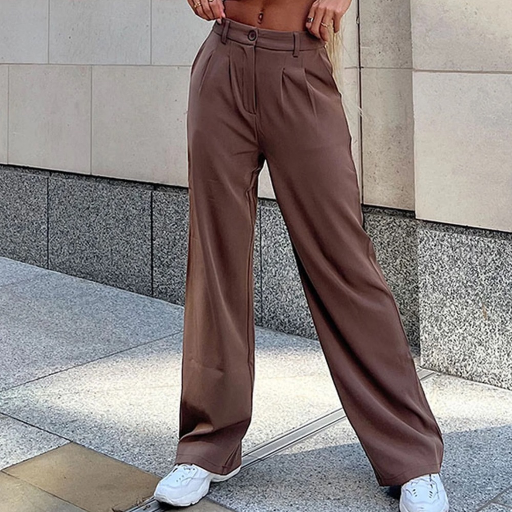 Princess Polly Archer Trousers Eco Brown